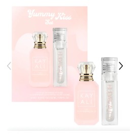 Kayali Yummy Kiss Set - Yum Marshmallow + Huda Gloss Glassy