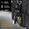 ELEAD 6-Piece Bit Holder Key Chain, 1/4 inch Black Hex
