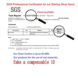 EVER FAITH Plata de Ley 925 Elegante Completo Pave CZ Anillo de Compromiso de Boda Conjunto Tamaño Transparente 6