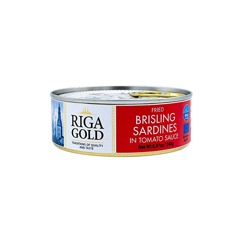 MW Polar Fried Brisling Sardines In Tomato Sauce, 8.47 Oz