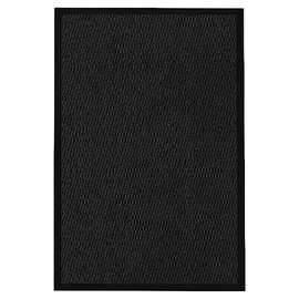 KAV Non-Slip Washable Door Mat – Durable Indoor Outdoor Absorbent Rug, Front Door Decor, Kitchen & Bathroom Floor Mat, Doormat for Home & Office - (90x150) cm / (3x5) ft - Black