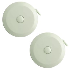 Set of 2 Measuring Tape Measure 6.6 ft (2 m) Sewing Dressing Ruler Tape Measure 200cm 79 inch Bust Waist Measurement Inch Automatic Tape Measure Double-Sided Scale Auto Measure with Winding Button 3