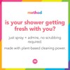 Method Method Daily Shower Cleaner Spray; Plant-Based & Biodegradable Formula;