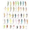 43Pcs Fishing Lure Kit Minnow Artificial Bait Universal Simulation Lure