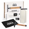 Safety Razor + 5 Double Blades + Polishing Cloth +
