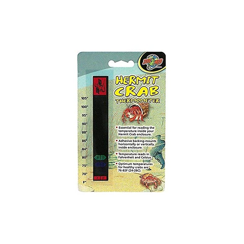 Zoo Med Laboratories SZMHC10 Hermit Crab Thermometer