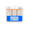 Medical Student Badge Buddy Horizontal w/Height & Weight Conversion Charts