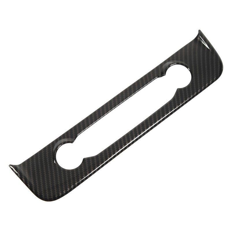 Multimedia Control Knob Cover Trims Carbon Fiber Style Replacement for