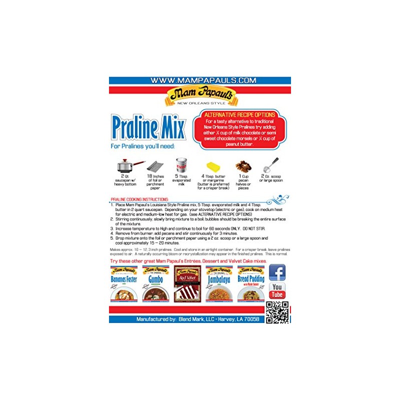 Mam Papauls Praline Mix, 10 oz