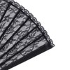 Abanico plegable de bambú para danza, abanico de mano estilo