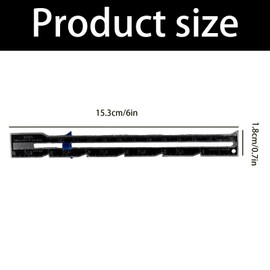 8-Pack Stainless Steel Sliding Gauge Sewing Ruler - Ideal Measuring Tool for Quilting, Knitting, and Crafting Projects for Beginners