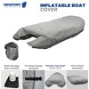 Newport UV Resistant Inflatable Dinghy Boat Cover, Grey, 7-8-Feet
