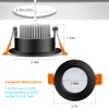 2 Inch LED Downlight, Recessed Lighting Dimmable Ceiling Light, 3W,
