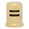 Westbrass Air Gap Kit with Skirted Brass Cap, Polished Brass,