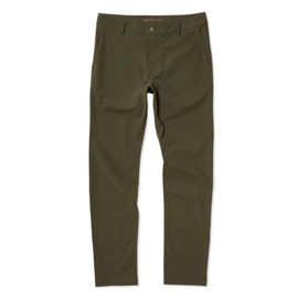 Rhone Resort Mens Casual Pants, Moisture Wicking & UPF 50+, Stretchy Mens Golf Pants, Anti Odor Survivor Green W33-33L