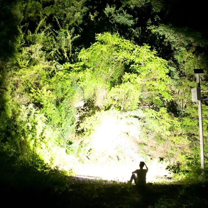 Maíz Lampara Led Minero Tactica Cabeza Recargable Usb Linterna