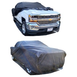 Car Cover fits 2004 2005 2006 2007 2008 Chevy Silverado 2500 3500 EXT Cab 6.5ft Bed XTREMECOVERPRO Diamond Series Black Truck Cover
