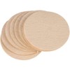 100 Pcs Brown Coffee Filter Moka Pot Filter Paper, Natural
