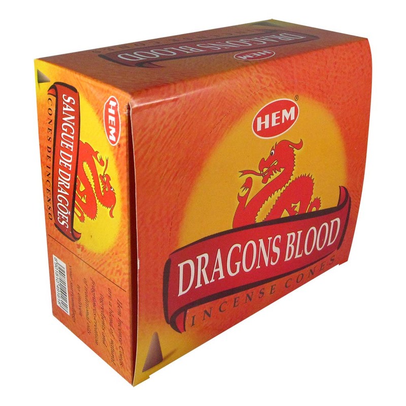 Dragon's Blood Incense Cones and Cone Incense Burner Bundle Insence