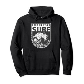 Encinitas California Surf Club Emblem Pullover Hoodie