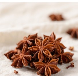 Crystal Club Whole Star Anise Pods | 280g Bag | Culinary Grade Chinese Star Anise Spice | For Pho, Mulled Wine, Baking & Asian Cuisine