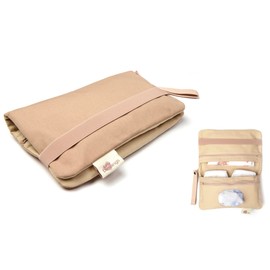 Tiny Blessings Nappy Bag - Changing Bag for Travel, Extra Strong Closure Strap, Loop for Carrying/Hanging, Washable & with Plenty of Space, Baby Nappy Organiser, Baby Shower Gift, beige, Modern