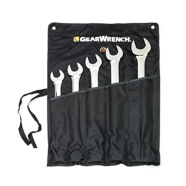 GEARWRENCH 5 Pc. 12 Pt. Combination Wrench Set, SAE, Long Pattern - 81921