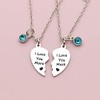 Necklace Jewellery for Her/His Slipt Heart Necklace of 2 for