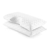 MALOUF Tencel Pillow Replacement Cover - Elegant Design - Cool