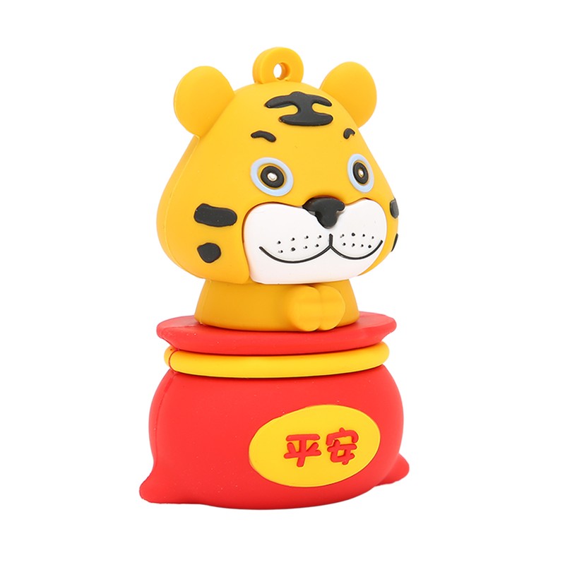 USB Flash Drive Cartoon Tiger Style USB2.0 Hot Swap Plug