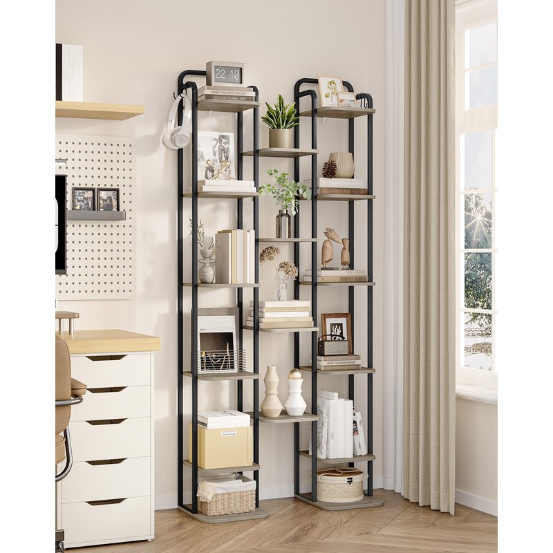 10 Tiers Vertical Shoe Rack, Narrow Shoe Tower, Tall Shoes
