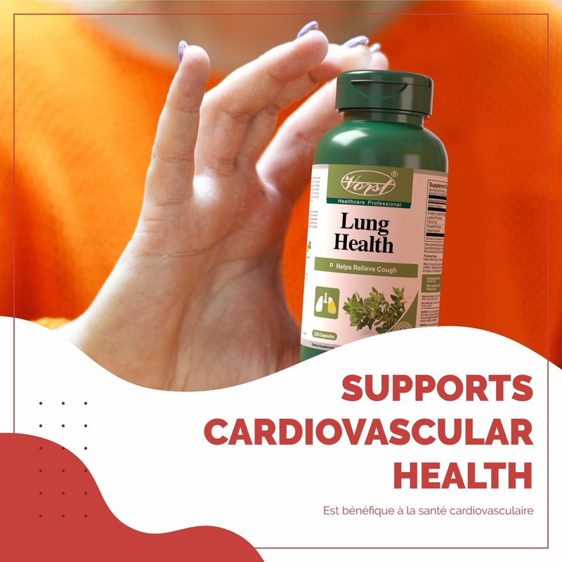 VORST Lung Health 120 Capsules | Respiratory Cleanse & Support