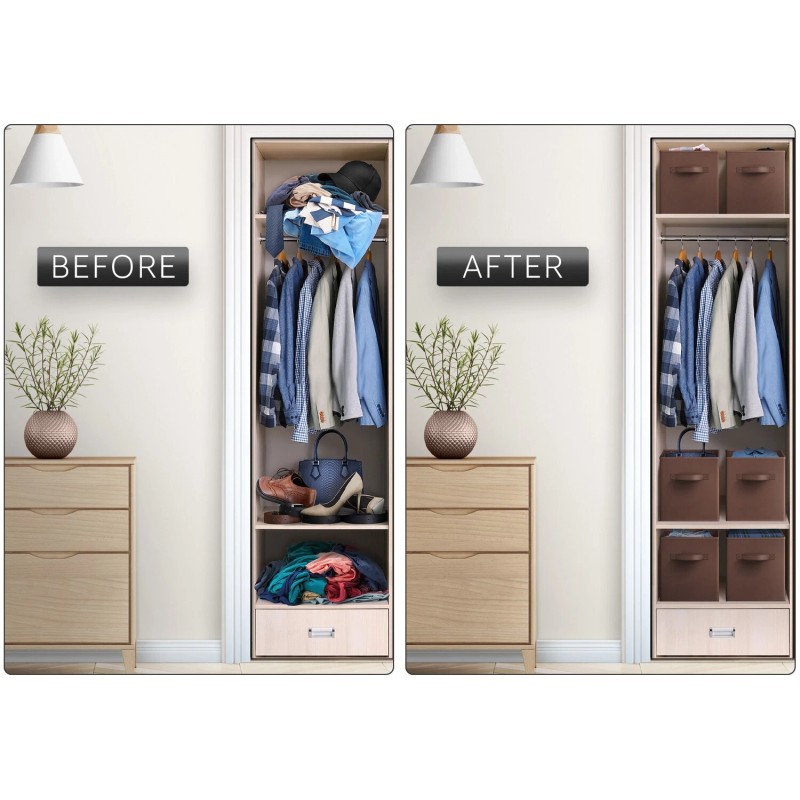 Sorbus 13" Large Cube Storage Bin (Single Pack)