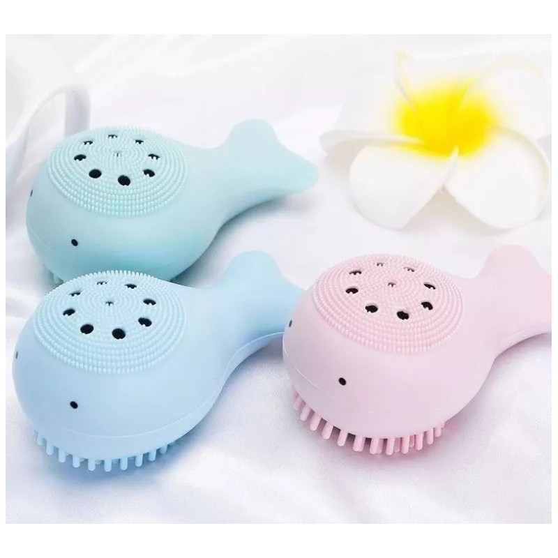 Cepillo Exfoliante Facial De Silicon Puntos Negros Colores