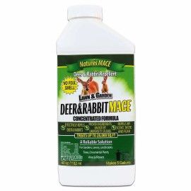 Nature's MACE Deer & Rabbit Repellent Sprays - Deer Repellent Spray for Plants - 40oz Concentrate