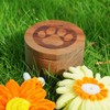 YMIOOJY Wooden Pet Urn for Cremation Ashes, Pet Memorial Funeral