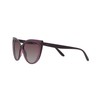 Vogue Eyewear Woman Sunglasses Transparent Purple Frame, Polar Grey Gradient