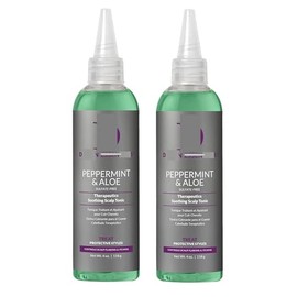 Design Essential Peppermint & Aloe Therapeutics Soothing Scalp Tonic, 4oz (2pack)
