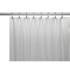 Carnation Home Fashions 3-Gauge Vinyl Shower Curtain Liner with Metal