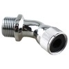 TAODAN Silver Brass Hose Elbow Adaptor G1/2 Male to Female
