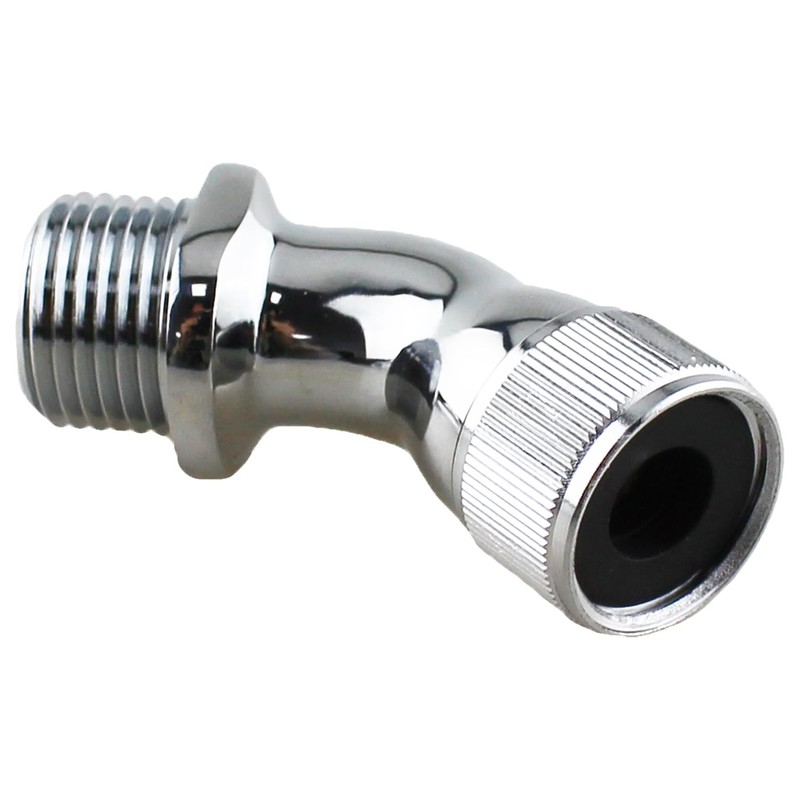 TAODAN Silver Brass Hose Elbow Adaptor G1/2 Male to Female