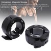 Barbell Clamps, 2PCS Magnetic Weight Bar Plate Lock Heavy Duty