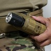LIVANS Tactical Flashlight Pouch Holster, Rotatable Flashlight Holder Belt Clip