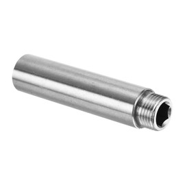 PATIKIL Shower Head Extension Arm, 201 Stainless Steel G1/2 Male to Female Thread 113mm Length Pipe Fitting Shower Head Extender