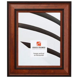 Craig Frames Prairie Classic, Country Brown Solid Wood Picture Frame, 18 by 30-Inch