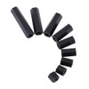 Akozon 100Pcs M3 Female Hex Threaded Spacer Standoff Black Nylon