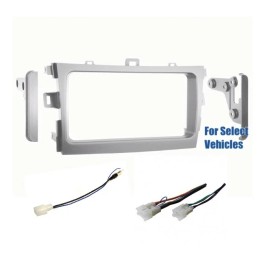 Metra Silver 2 Din Car Stereo Dash Wire Kit Combo for some 2012-2013 Toyota Corolla