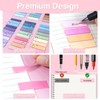Hanyousheng 2400 Pcs Sticky Tabs, 12 Sheets Book Tabs, Index