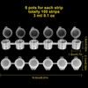 AConnet 600 PCS Empty Paint Pots 3ml / 0.1oz Paint