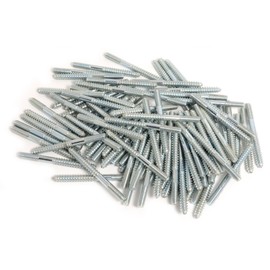 Baltimore Hardware Hanger Bolts, 5/16-18 x 3-1/2", Sturdy Partial Thread Design for Secure Wood-to-Metal Connections, Zinc-Coated for Superior Corrosion Resistance - 100 Pack